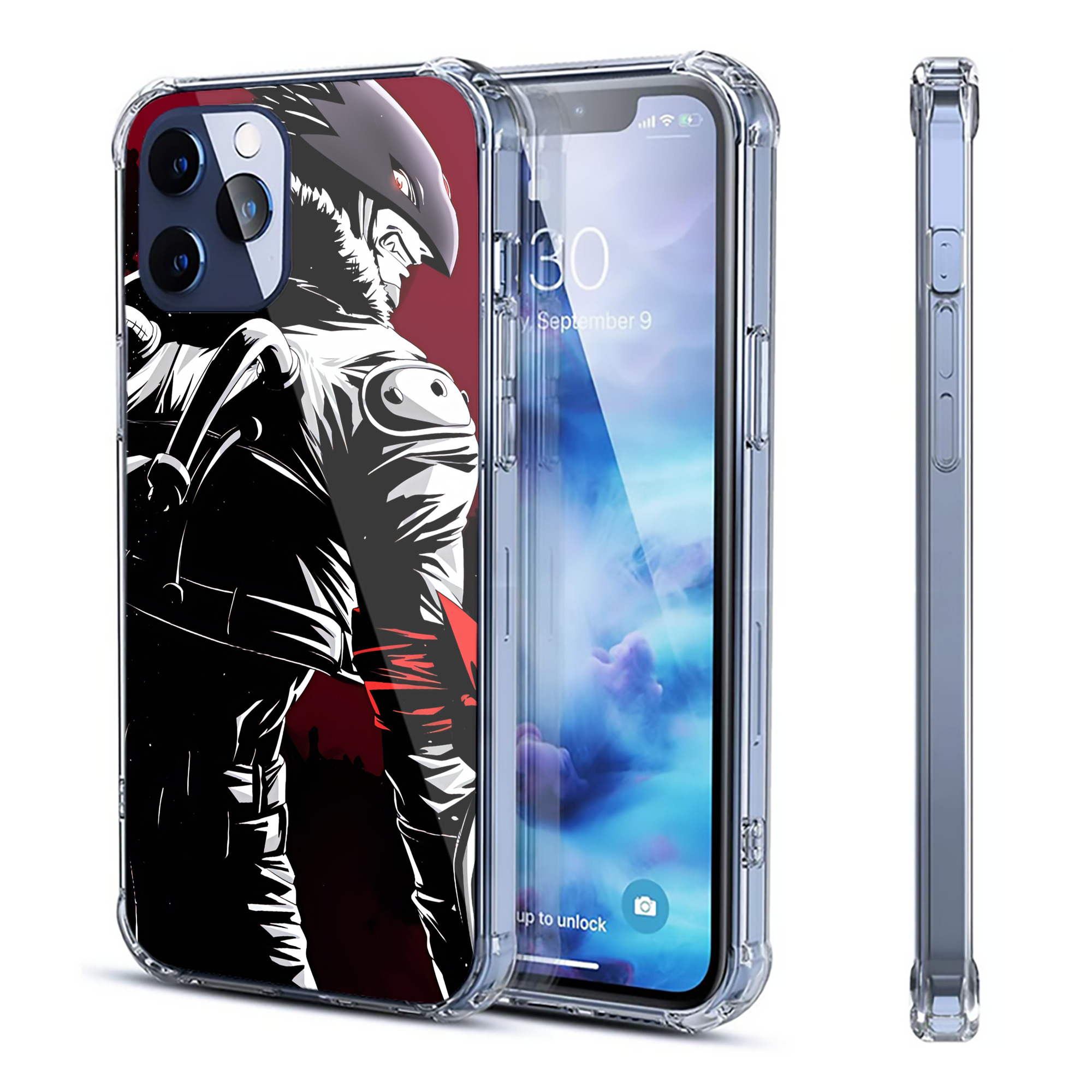 （画像用） Digimon デジタルモンスター/デジモン 【iPhone 12シリーズ対応】透明スマホケース（クリアソフトケース）